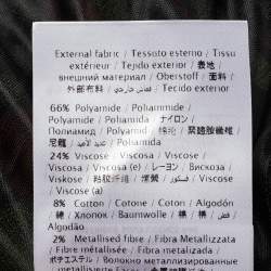 Pre Owned M Missoni Green/Orange Alga and Bubble Pattern Knit Midi Dress M