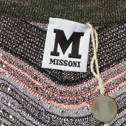 مملوكة مسبقًا فستان أم ميزوني ميني تريكو لوركس مطبوع متعدد الألوان مقاس صغير