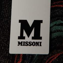 مملوكة مسبقًا فستان أم ميزوني ميني تريكو لوركس مطبوع متعدد الألوان مقاس صغير