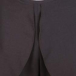 Pre Owned M Missoni Brown Drape Detail High Waist Pants M