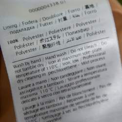 Pre Owned فستان أم ميزوني ماكسي بلا ظهر تريكو نمط لوركس متعدد الألوان مقاس صغير