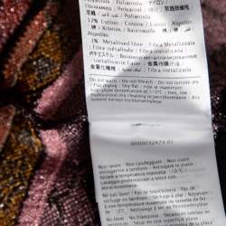 Pre Owned M Missoni Multicolored Lurex Knit Sleeveless Top L