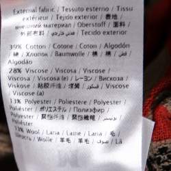 Pre Owned M Missoni Multicolor Wave Perforated Pattern Knit Ruffle Detailed Midi Dress S