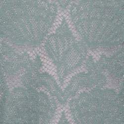 مملوكة مسبقًا M Missoni Blue Patterned Lurex Knit V-Neck Top M