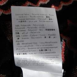 Pre Owned M Missoni Multicolored Wave Patterned Lurex Knit Top S