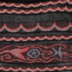 Pre Owned M Missoni Multicolored Wave Patterned Lurex Knit Top S