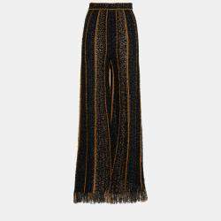 Pre Owned M Missoni Multicolor Wide Leg Pants S (IT 40)