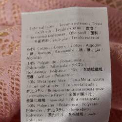 Pre Owned M Missoni Pink Patterned Lurex Knit Top M