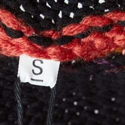 مملوكة مسبقًا M Missoni Multicolor Patterned Wool-Blend Knit Sweater S