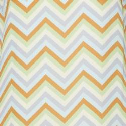 Pre Owned M Missoni Multicolor Printed Crepe Mini Dress S