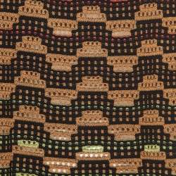 Pre Owned M Missoni Multicolored Patterned Knit Tank Top L