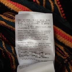 Pre Owned M Missoni Green Patterned Knit Top S