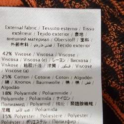 مملوكة مسبقًا M Missoni Orange Patterned Knit Top S