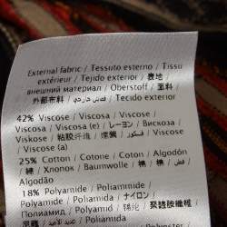 مملوكة مسبقًا M Missoni Multicolor Patterned Knit Top S