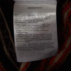 Pre Owned M Missoni Multicolor Patterned Knit Top M