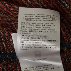 Pre Owned M Missoni Multicolor Patterned Knit Midi Dress S