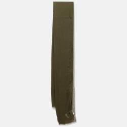 M Missoni Khaki Green Modal Shawl One Size 