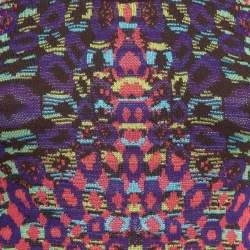 Pre Owned M Missoni Multicolor Patterned Knit Midi Dress S