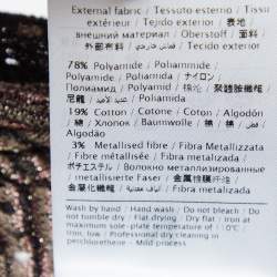 Pre Owned M Missoni Pink/Black Patterned Lurex Knit Top and Pants Set S