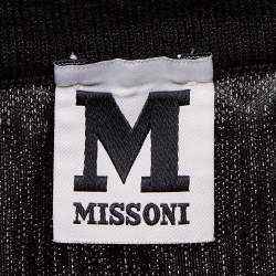 Pre Owned M Missoni Multicolor Patterned Knit Mini Skirt S