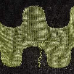 Pre Owned M Missoni Multicolor Patterned Knit Mini Skirt S