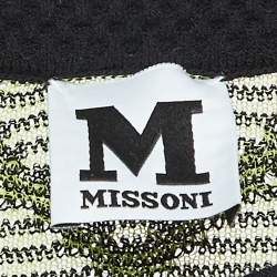 Pre Owned M Missoni Chevron Patterned Multicolor Maxi Dress S