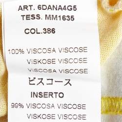 Pre Owned M Missoni Multicolor Printed Jersey Short Dress M