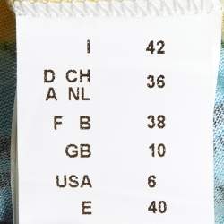 Pre Owned M Missoni Multicolor Printed Jersey Short Dress M