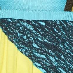 Pre Owned M Missoni Multicolor Printed Jersey Short Dress M