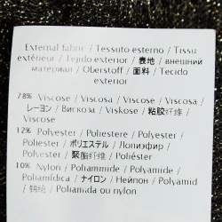 Pre Owned M Missoni Black/Gold Lurex Knit Buttoned Front Cardigan M