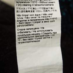 Pre Owned M Missoni Black Multicolor Lurex Knit Mini Dress S