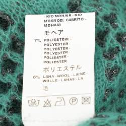 M Missoni Green/Grey Lurex Knit Skirt Set M