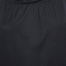 Pre Owned M Missoni Black Jersey Sleeveless Blouse S