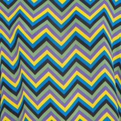 Pre Owned M Missoni Multicolor Crepe Loose Fit Top M