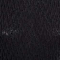 Pre Owned Missoni Black Textured Knit Tank Top M