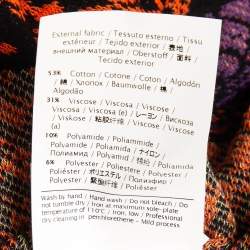 Pre Owned M Missoni Multicolor Patterned Knit Sleeveless Tunic M