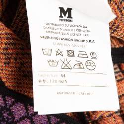 Pre Owned M Missoni Multicolor Patterned Knit Sleeveless Tunic M