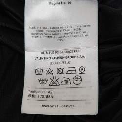 Pre Owned M Missoni Multicolor Wave Patterned Lurex Knit Short Dress M