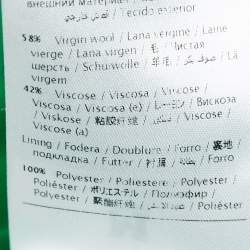 Pre Owned M Missoni Green Chevron Knit Maxi Skirt S