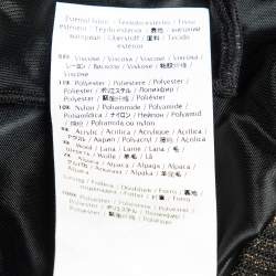 Pre Owned M Missoni Multicolor Perforated Lurex Knit Maxi Dress M