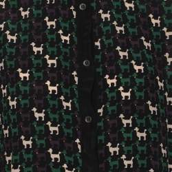 M Missoni Multicolor Silk Long Sleeve Shirt M