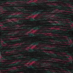 Pre Owned M Missoni Black/Purple Cotton Crew Neck Top M