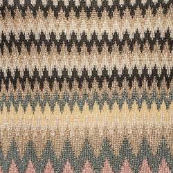 Pre Owned M Missoni Multicolor Chevron Lurex Knit Mini Dress S