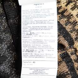 Pre Owned M Missoni Multicolor Chevron Lurex Knit Mini Dress S