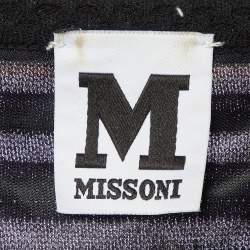 Pre Owned M Missoni Multicolor Pattered Jersey Midi Dress M