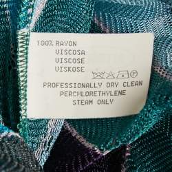 مملوكة مسبقًا Missoni Multicolor Patterned Knit Sleeveless Top S