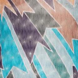 مملوكة مسبقًا Missoni Multicolor Patterned Knit Sleeveless Top S