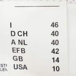 Pre Owned M Missoni Multicolor Striped Lurex Knit Cardigan L