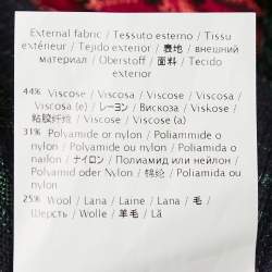 مملوكة مسبقًا M Missoni Pink Chevron Pointelle Knit Button Front Cardigan M