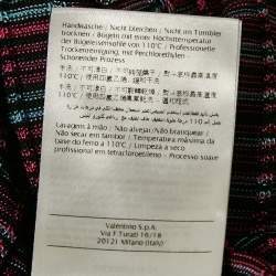 Pre Owned M Missoni Purple Patterned Knit Open Front Cardigan M